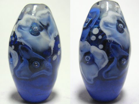 lilies in the deep blue lilies